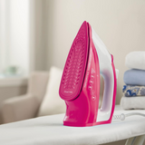 Russell Hobbs Light and Easy Brights Steam Iron 26486 with Fabric Softener Infused Soleplate – Lightweight, Berry