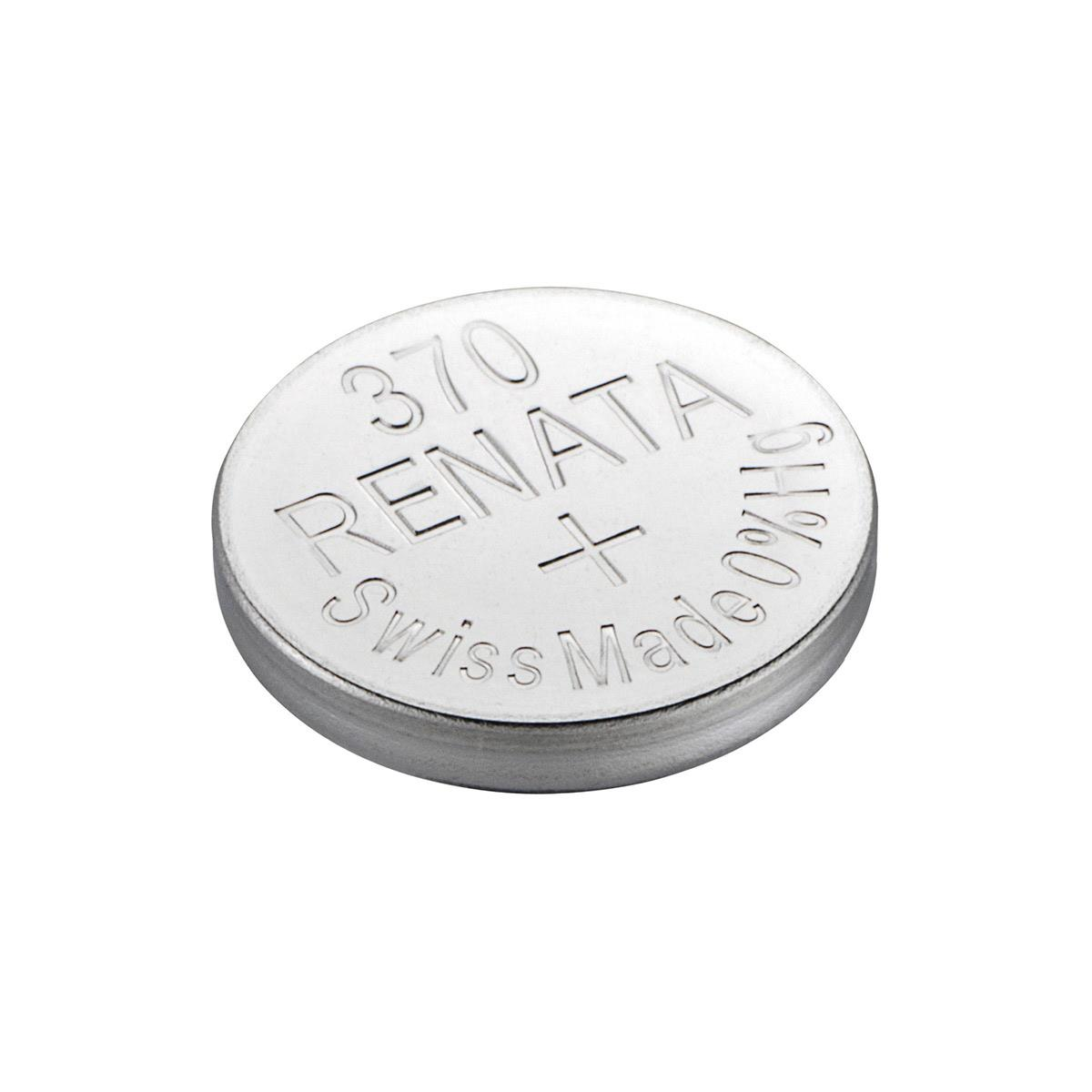 RENATA SP 370 Coin Cell Watch Batteries, Pack of 10 – Higher Silver Content for Longer Battery Life
