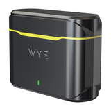 Wye Wireless AudioPro Clip-On Microphone Pair with Charging Case, 50m Range & Low 25ms Latency – Black