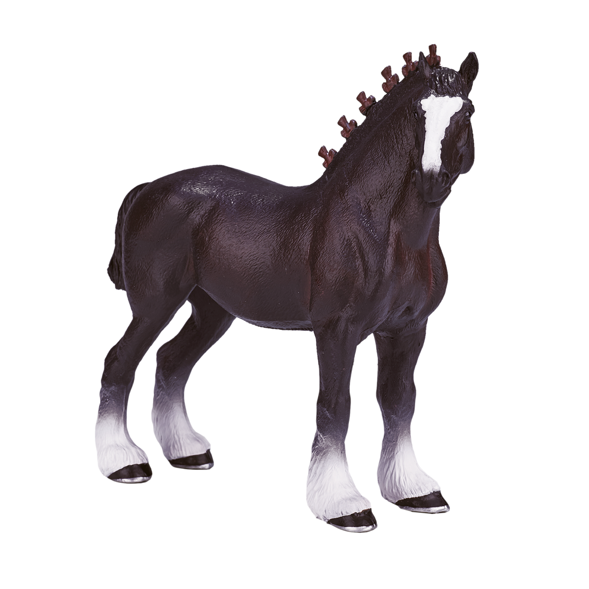 MojoFun Shire Horse Toy Figurine – Realistic Horse Model