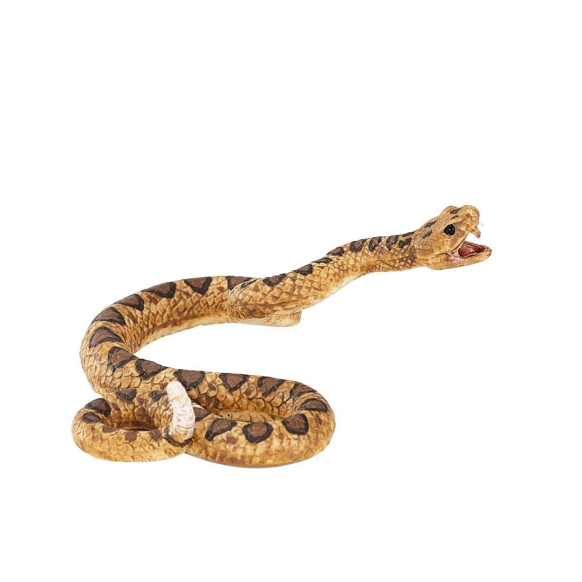 Mojo Rattlesnake Figurine – Realistic Reptile Toy