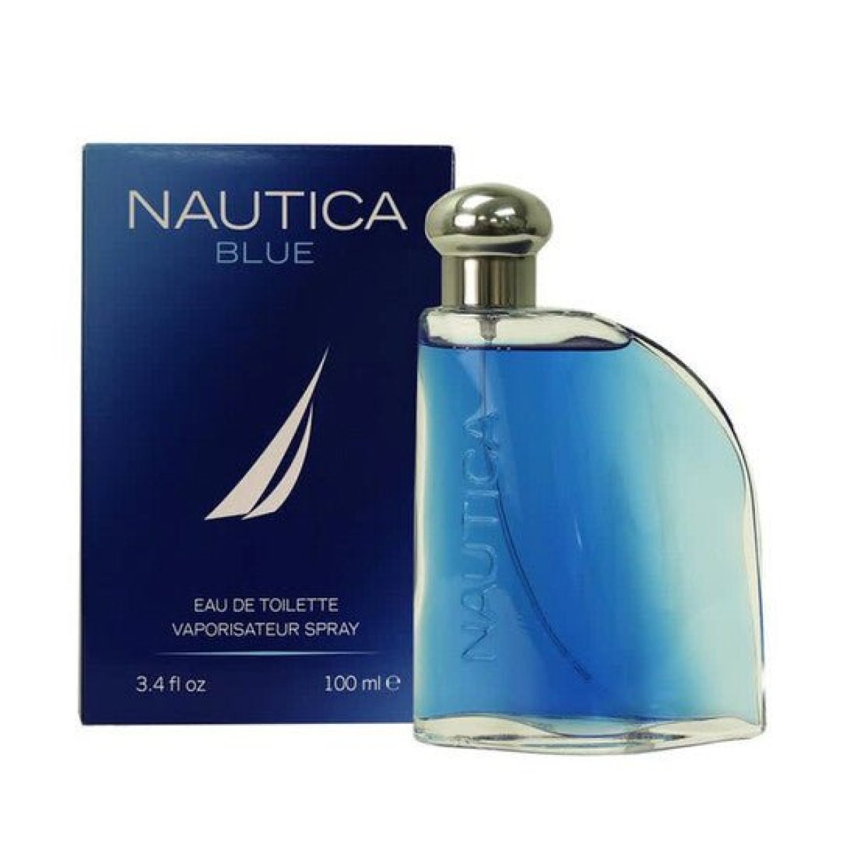 Nautica Blue Eau de Toilette Spray 100ml – Aquatic, Fresh & Citrus Fragrance for Men
