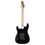 GST Tiger Stripe Electric Guitar Kit with H-H Humbucker Pickups, 20W Amp & Gig Bag – Beginner Set, Black