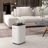HOMCOM 20L/Day Portable Quiet Dehumidifier with 6L Tank, 24H Timer & Laundry Mode – Home Moisture Control