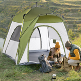 Outsunny 4 Man Pop Up Tent with Automatic Hydraulic Frame – Dome Camping Shelter for Festivals & Hiking