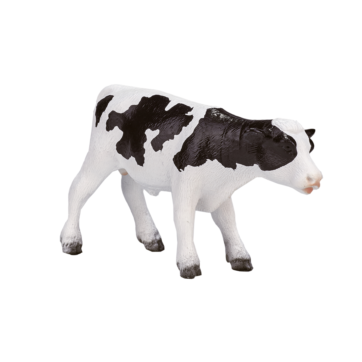 MojoFun Holstein Calf Standing Toy Figurine – Realistic Farm Animal Model
