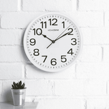 Hometime 10" Wall Clock with Sweep – White