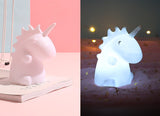 Unicorn Colourful Night Light for Kids – Gentle Multi-Colour Bedroom Lamp