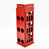 MSL Telephone Box Wine Rack, 77cm – Hand Finished UK Phone Box Wine Cabinet