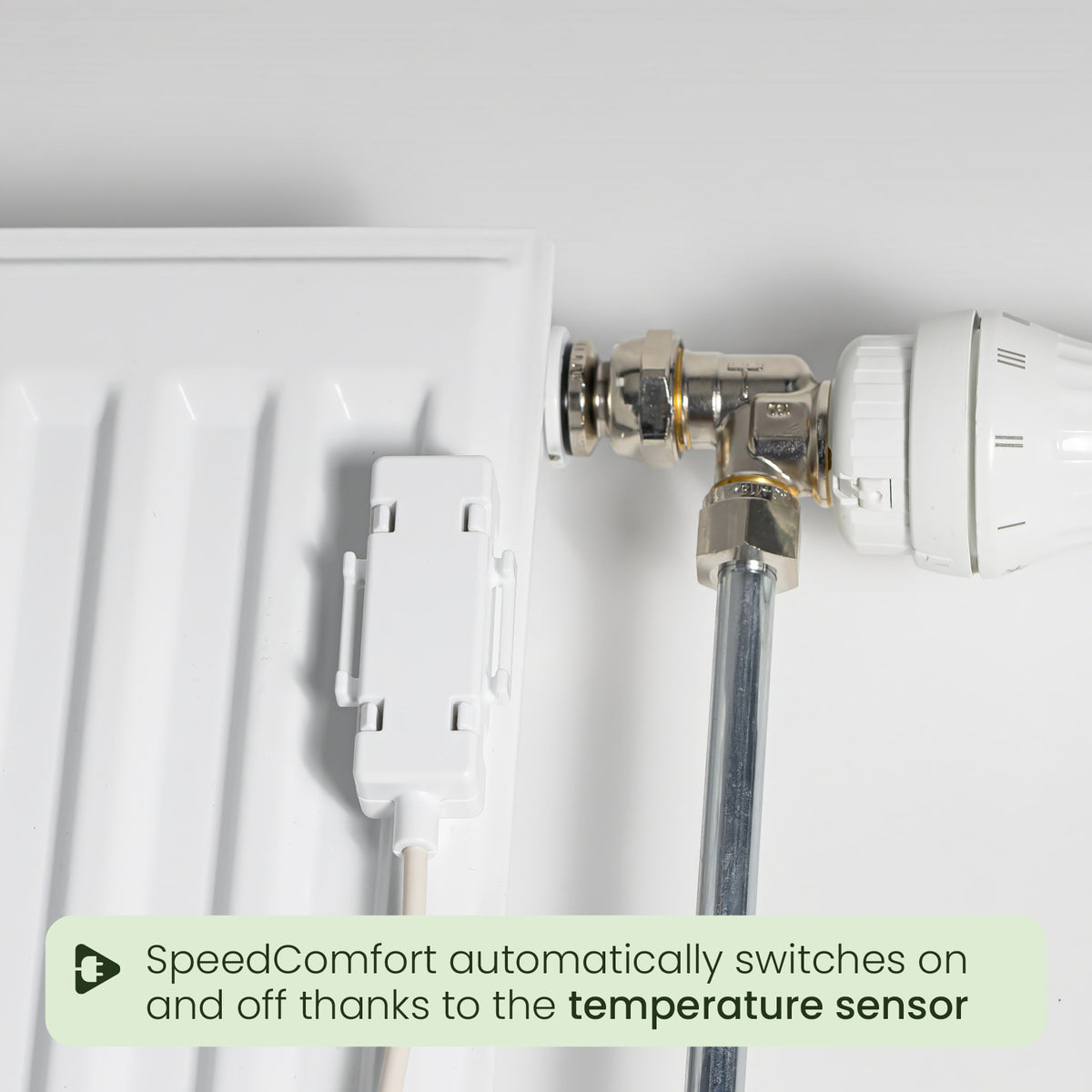 SPEEDCOMFORT Radiator Fan Monoset – Faster Room Heating, Energy-Saving Heating Booster for Radiators