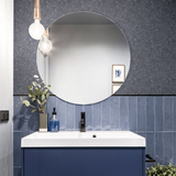Arthouse Quartz Textured Heavyweight Vinyl Wallpaper with Beaded Glitter – Feature Wall or Full Room, Navy