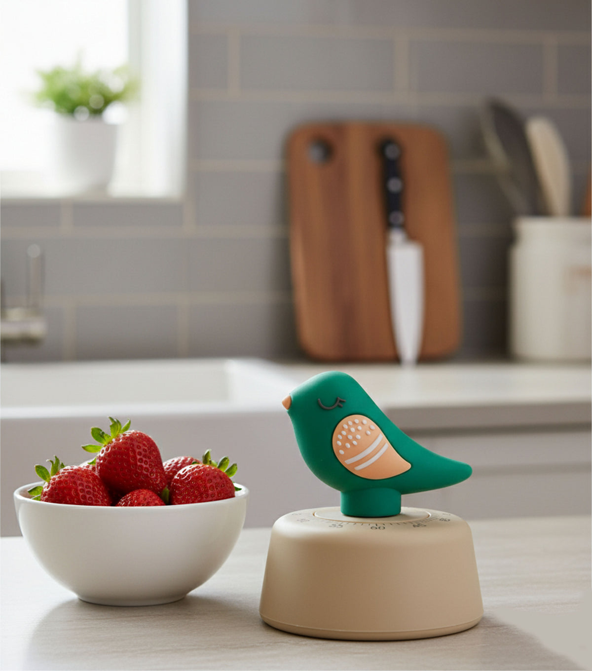Avilo Bird Design 60-Minute Kitchen Timer – Quirky Scandinavian Pilfink Cooking Timer