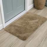 Vinsani Ultra Soft Microfibre Bath Mat 60x90 – Fluffy, Dense Pile Bathroom Mat, Beige