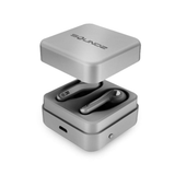 Soundz SZ970 True Wireless Earbuds with Built-In Mic & Portable Charging Case – Hands-Free Calls, Silver