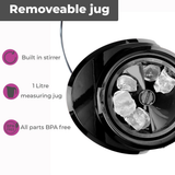 Neo Electric Ice Crusher & Slush Machine with 1L Jug – Black and Copper