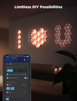 Govee H606A Hexagon LED Light Panel Extension, 1 Pack – 3D Gaming Room Decor, DreamView & Razer Chroma