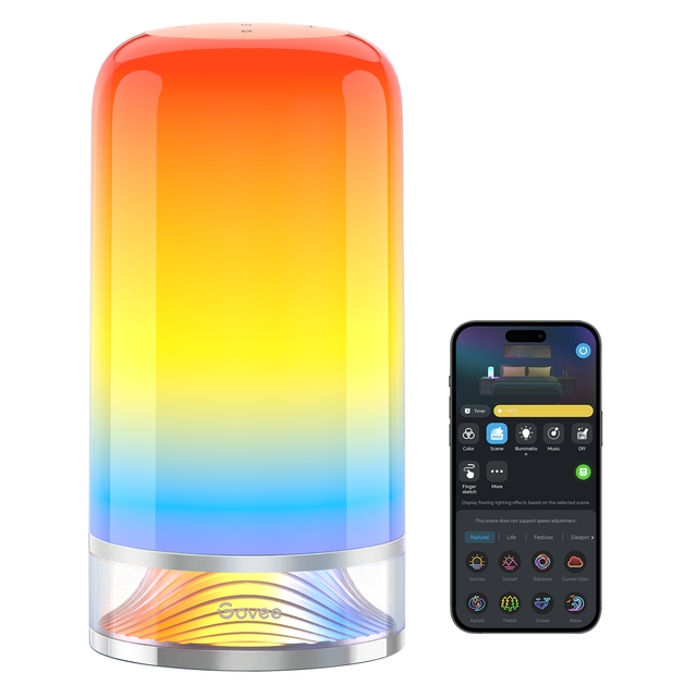 Govee Aura smart RGB LED table lamp