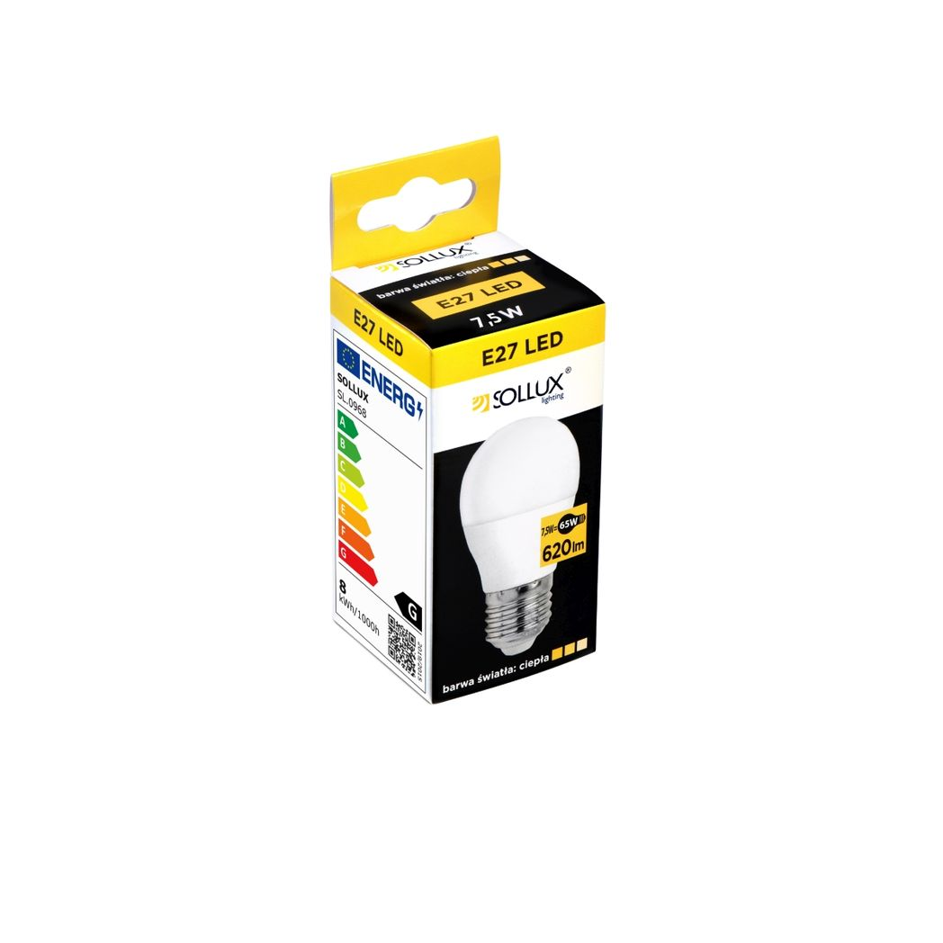 Sollux Lighting E27 Light Bulbs – Warm and Cool Colour Options for Bathrooms, Living Rooms and Bedrooms