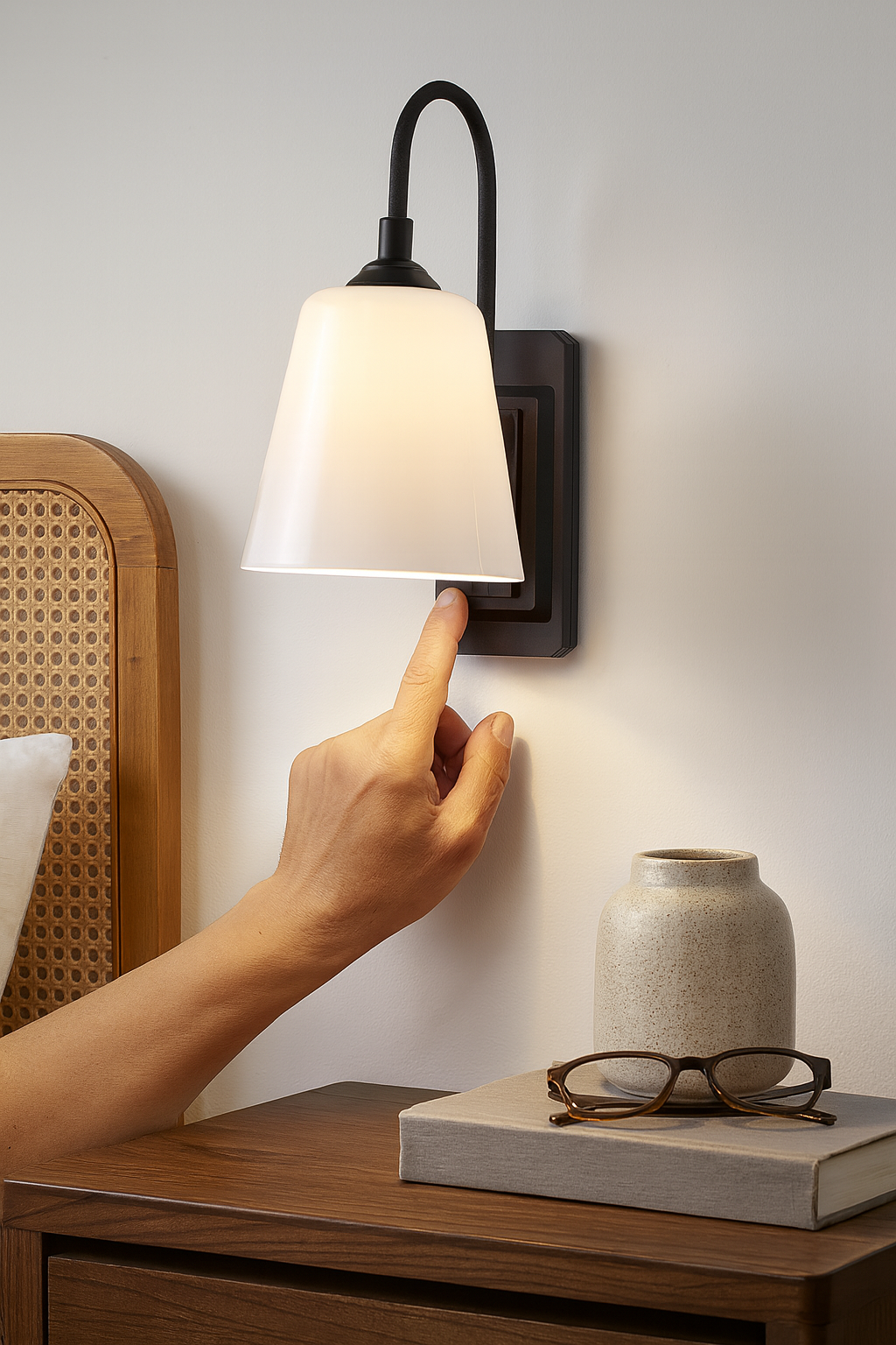 Wall Mounted LED Lamp – Black