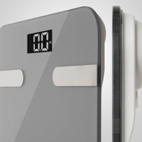 Aquarius 16 in 1 Bluetooth Smart Body Analysis Scale with AIFit App – Digital Bathroom Scale, Silver