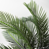 80cm Artificial Cycas Palm Plant – Tropical Tree for Home Decor, Green & Brown