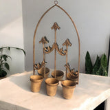 Stylish & Elegant Wall Mirror with Triple/Single Planter