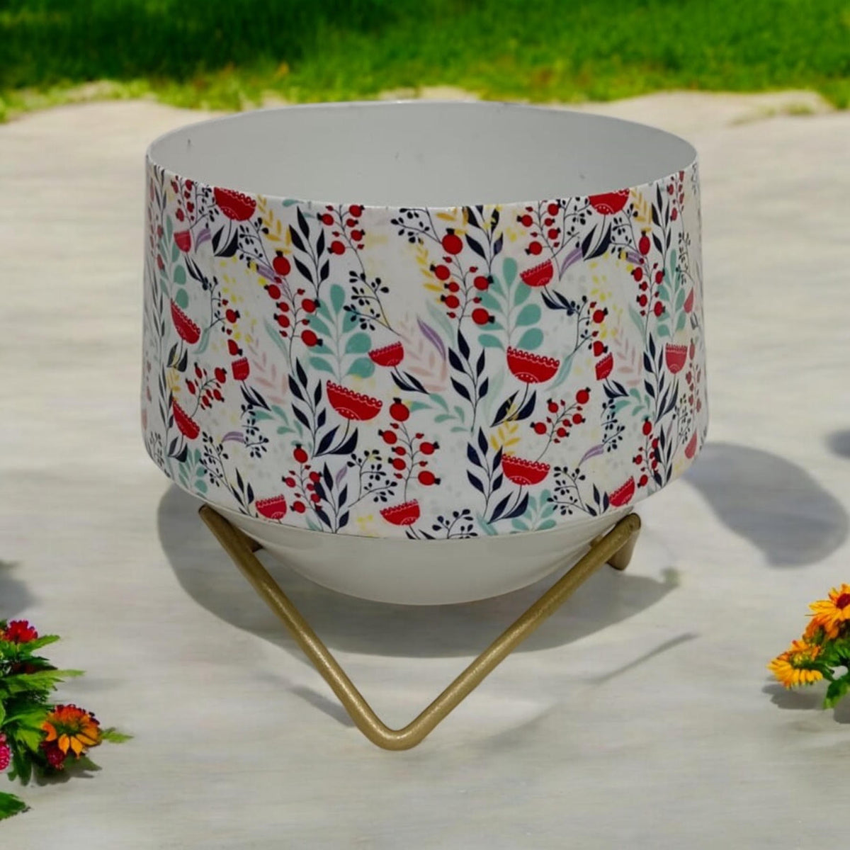 AcaciaHome 13cm Metal Plant Pot Stand
