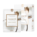 FOREO Farm To Face Coconut Oil Sheet Masks – Moisture-Boosting Hydrating Face Mask for Dry Skin, 3 Pack