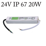 LEDSONE DC24V 20W LED Driver Power Supply Transformer, IP67 Waterproof – Constant Voltage for LED Strips