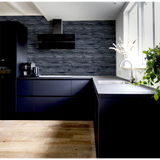 Arthouse Sahara Heavyweight Vinyl Wallpaper with Metallic and Glitter Effect – High Traffic Areas, Denim Blue