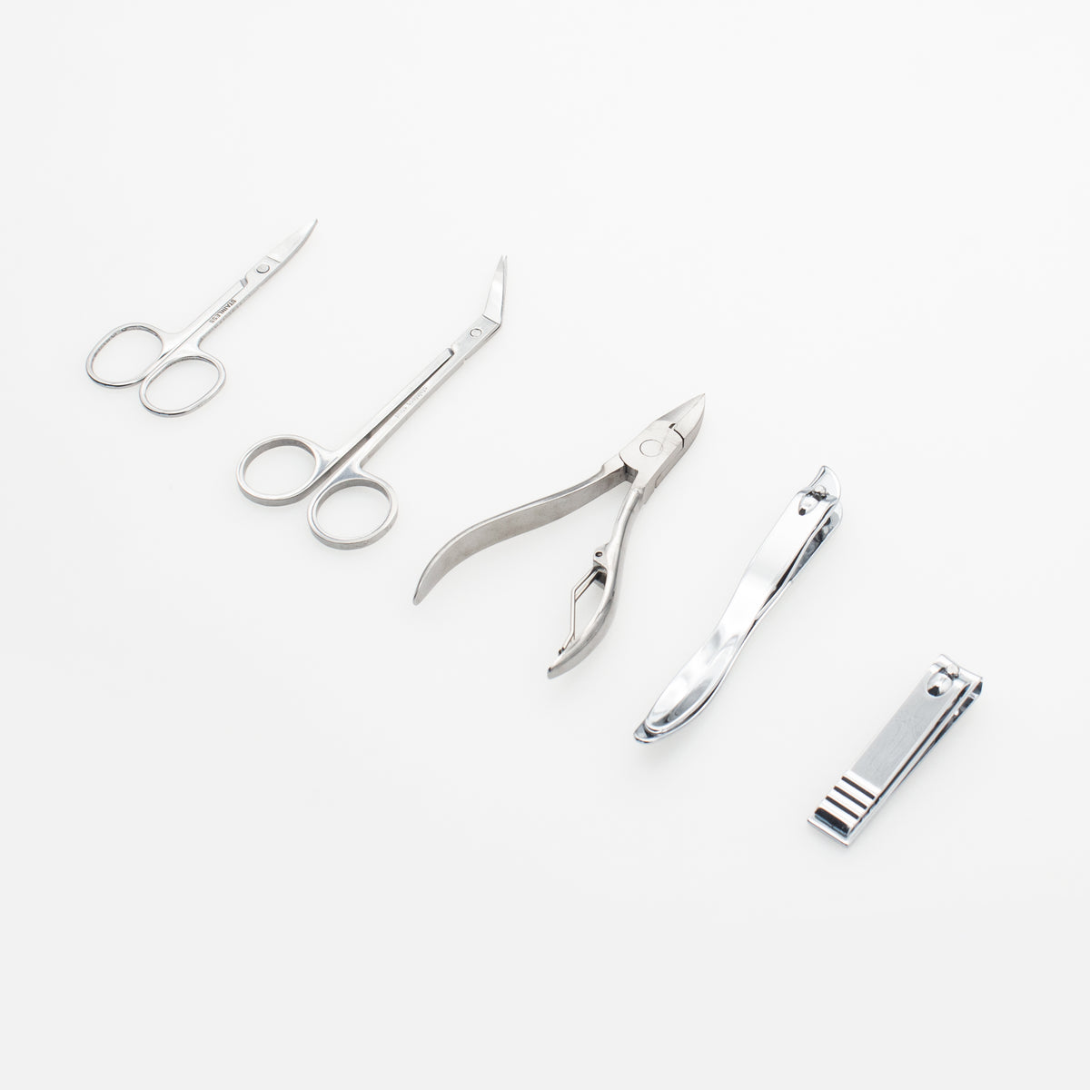 Avilo Home Chiropody Set of 5 – Surgical Grade Stainless Steel Nail Scissors, Clippers & Nipper