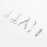 Avilo Home Chiropody Set of 5 – Surgical Grade Stainless Steel Nail Scissors, Clippers & Nipper