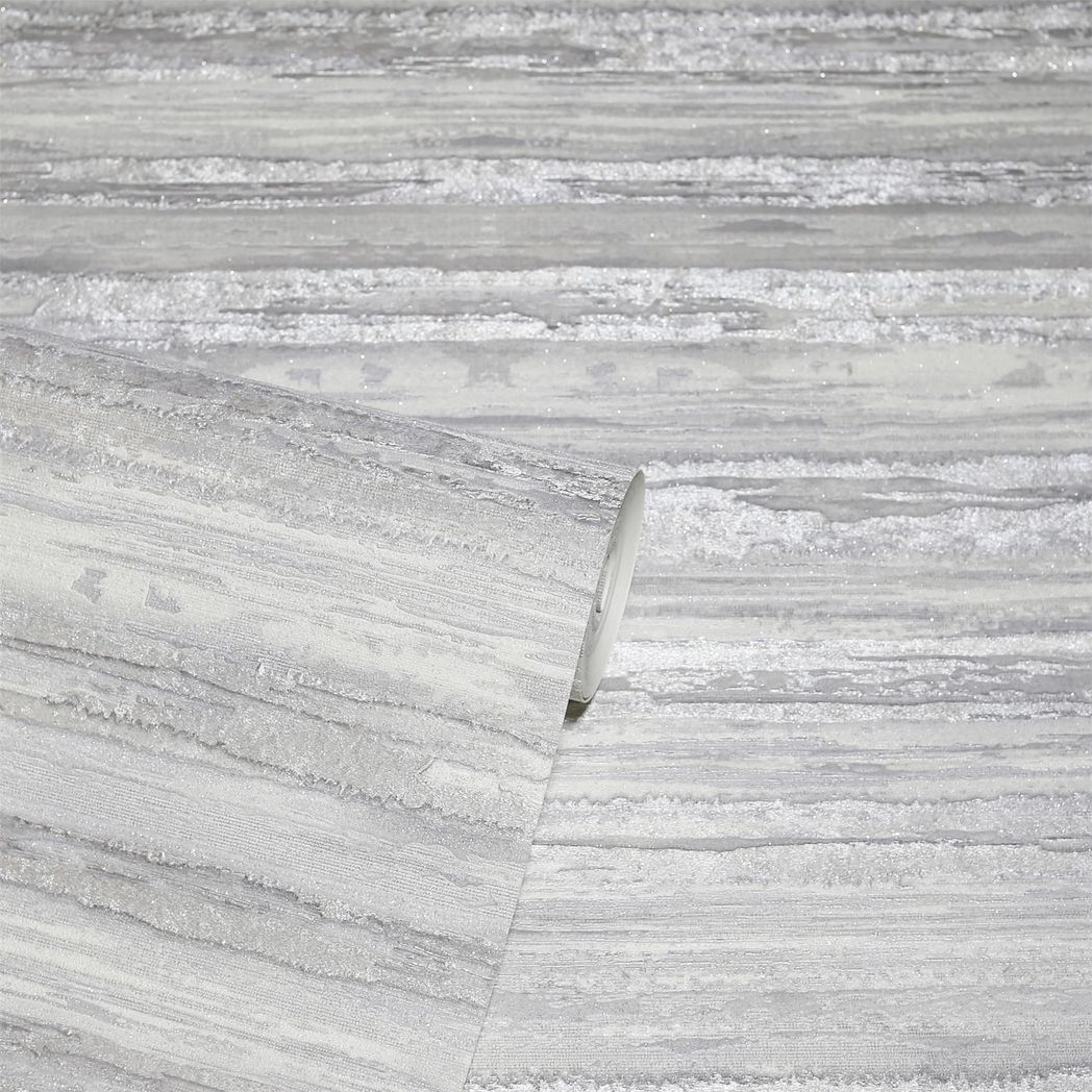 Arthouse Sahara Premium Heavyweight Vinyl Wallpaper with Metallic and Glitter Effect – High Traffic Areas, Silver