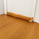 Avilo Sleepy Cat Draught Excluder – Cute Door Draught Stopper for Winter