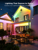 Govee Outdoor LED Strip Light RGBICWW, 10m IP65 – Colour and White Lighting for Patios and Gardens