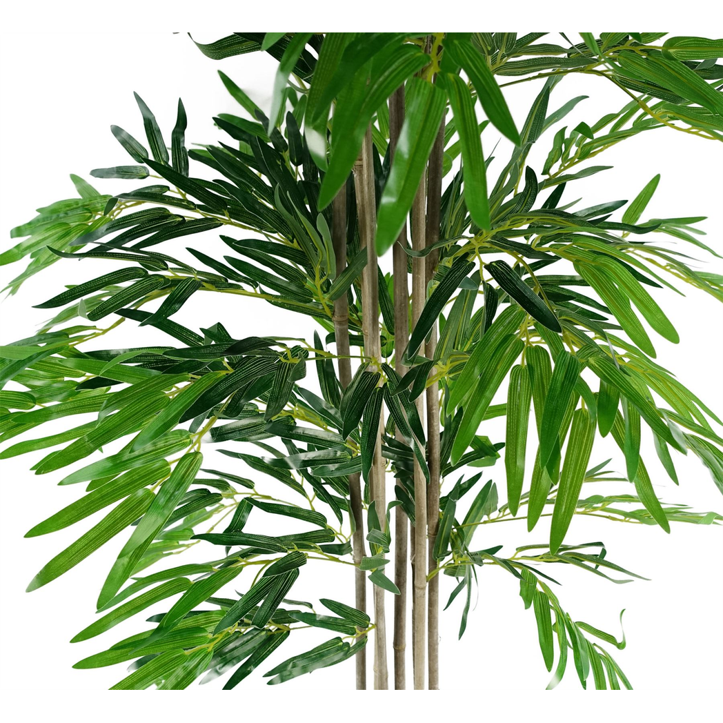 180cm (6ft) Artificial Bamboo Plants – XL Natural Green Trees for Home Decor