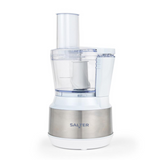 Salter Boston 3-in-1 Food Processor with 600ml Capacity and Stainless Steel Blade – Chop, Shred & Slice, White