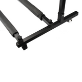 Triple Folding Guitar Rack Stand for 9 Guitars – Neoprene-Protected Tubular Holder, Black
