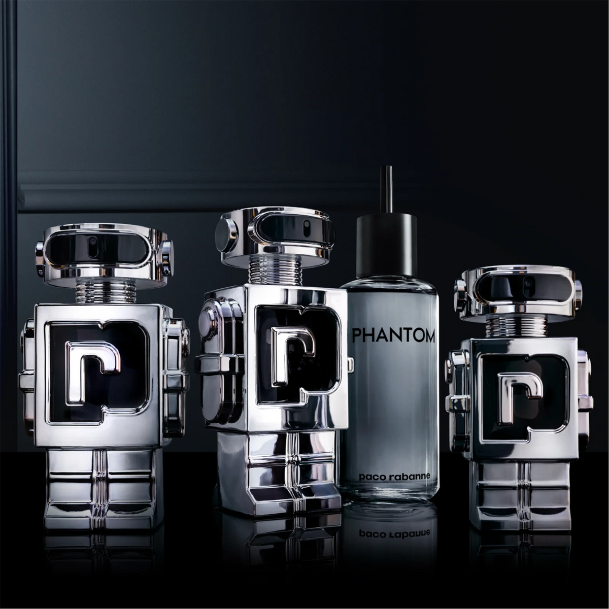 Paco Rabanne Phantom Intense Eau de Parfum Spray 50ml – Fresh & Citrus, Aromatic Fragrance for Men