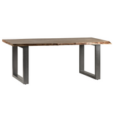 Baltic Live Edge Dining Table, 2m Solid Wood Family Table – Natural Organic Edges