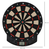 Electronic Dartboard with 26 Games, 185 Variations & LCD Scoring – 6 Darts Included, Up to 8 Players
