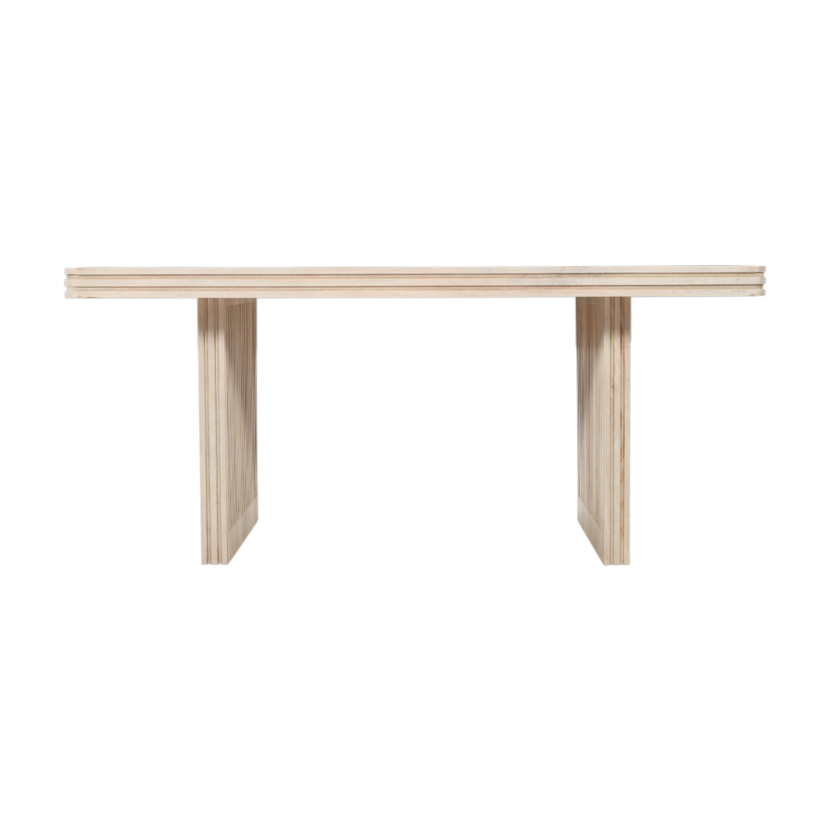 Hudson Carved Mango Wood 6 Seater Dining Table – Hand-Crafted Artisan Dining Room Table