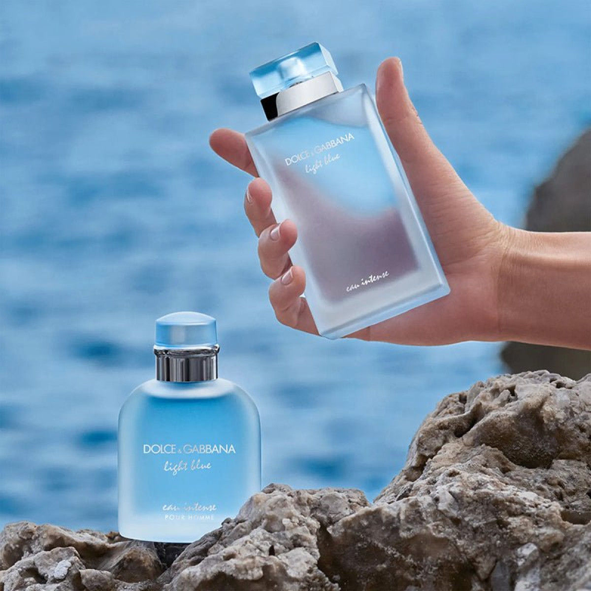 Dolce & Gabbana Light Blue Eau Intense Eau de Parfum Spray 50ml – Floral, Fresh & Citrus Fragrance for Women