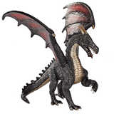MojoFun Steel Dragon Toy Figurine – Fantasy Mythical Creature Model