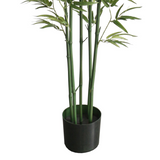 Leaf Artificial Bamboo Plant in Pot with Natural Green Leaves – Tall Indoor Statement Greenery, 180cm