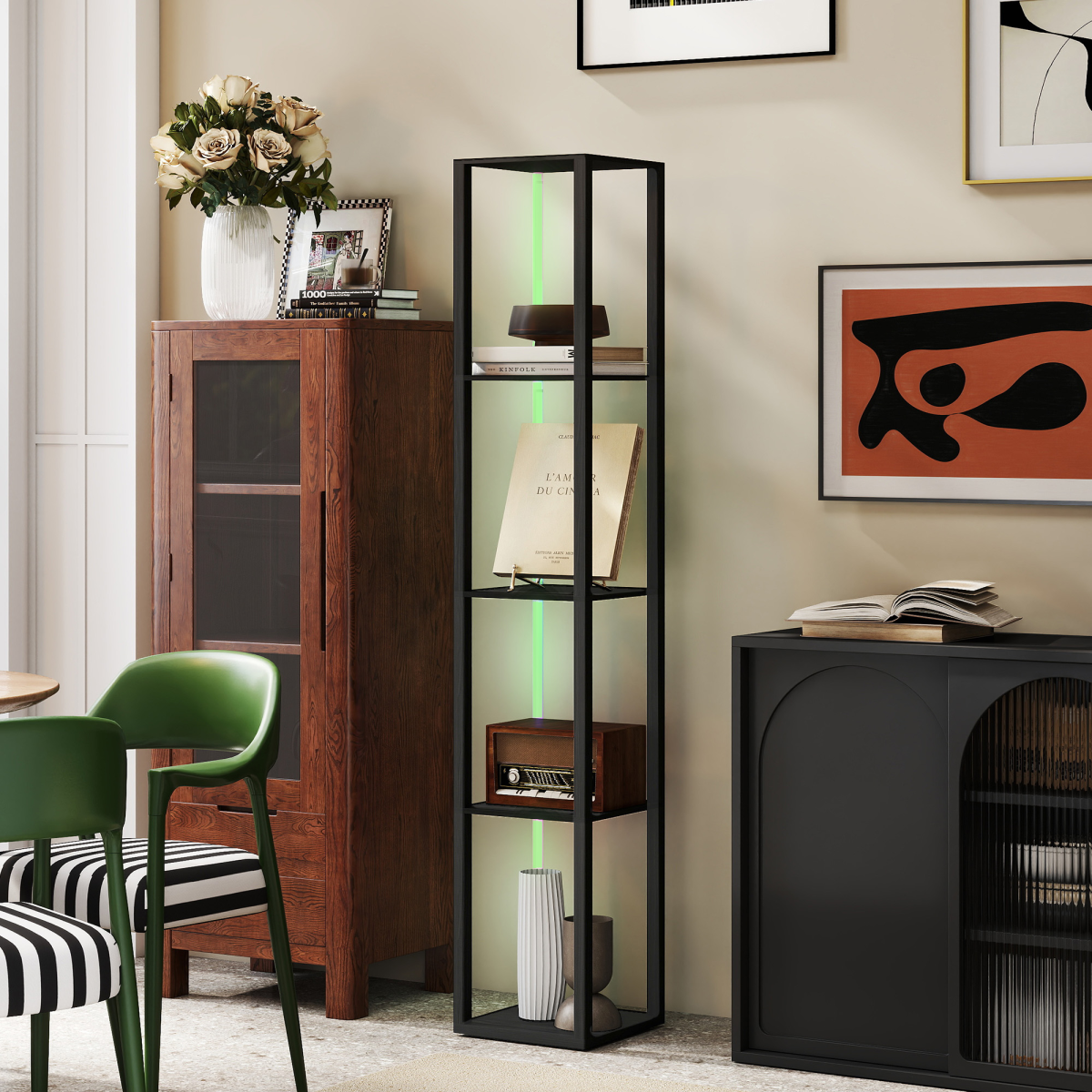 RGB LED Shelf Floor Lamp