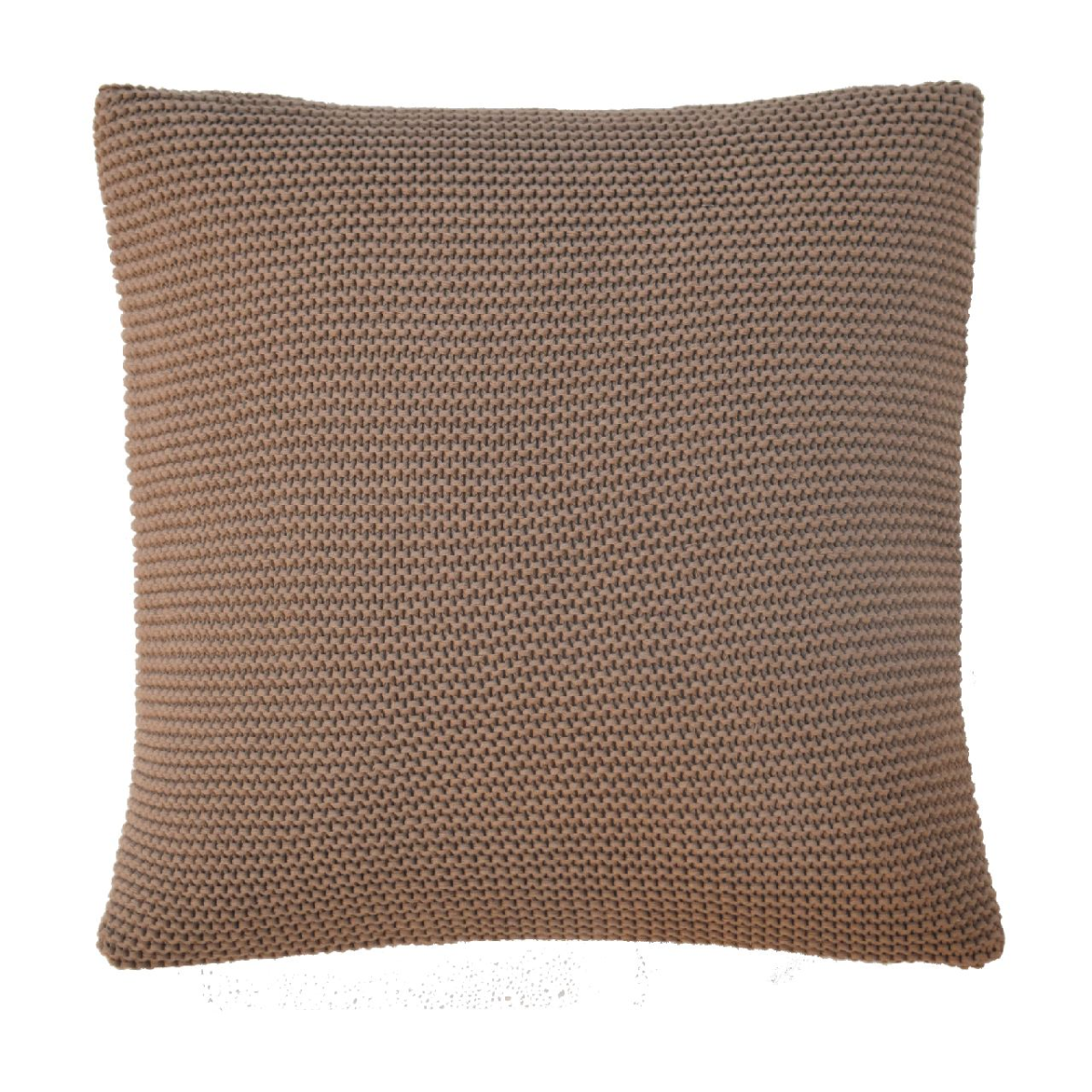 Artisan Furniture Ribbed Cotton Cushions, Set of 2 – Sofa and Armchair Scatter Cushions, Brown