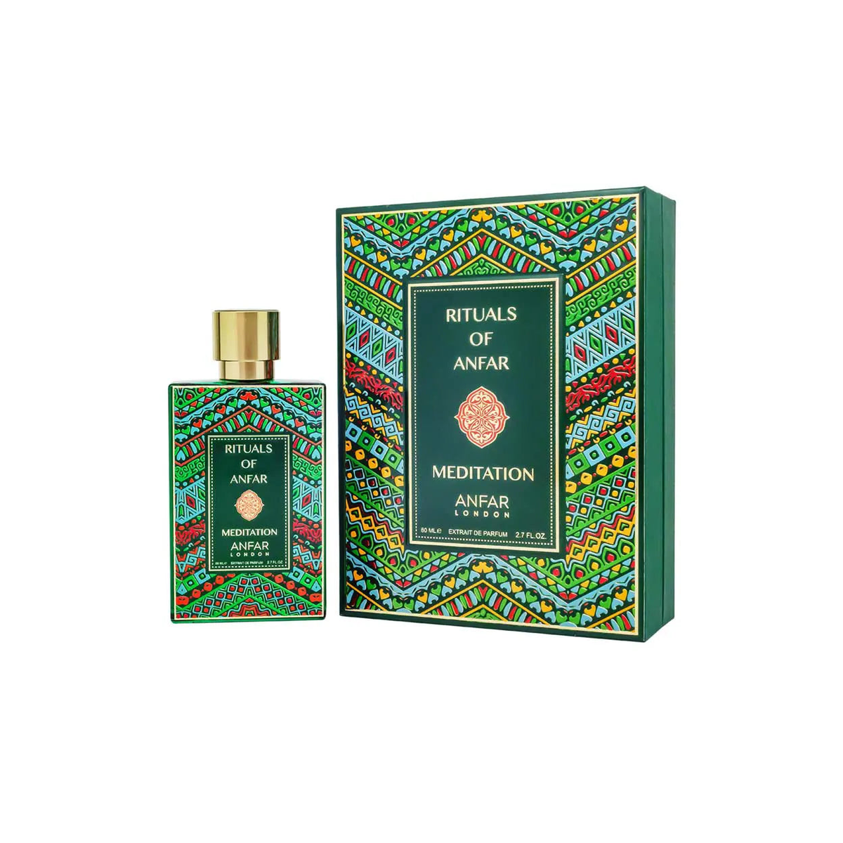 Anfar London Rituals of Anfar Meditation Extrait de Parfum 80ml – Unisex Spicy Floral Musk Fragrance