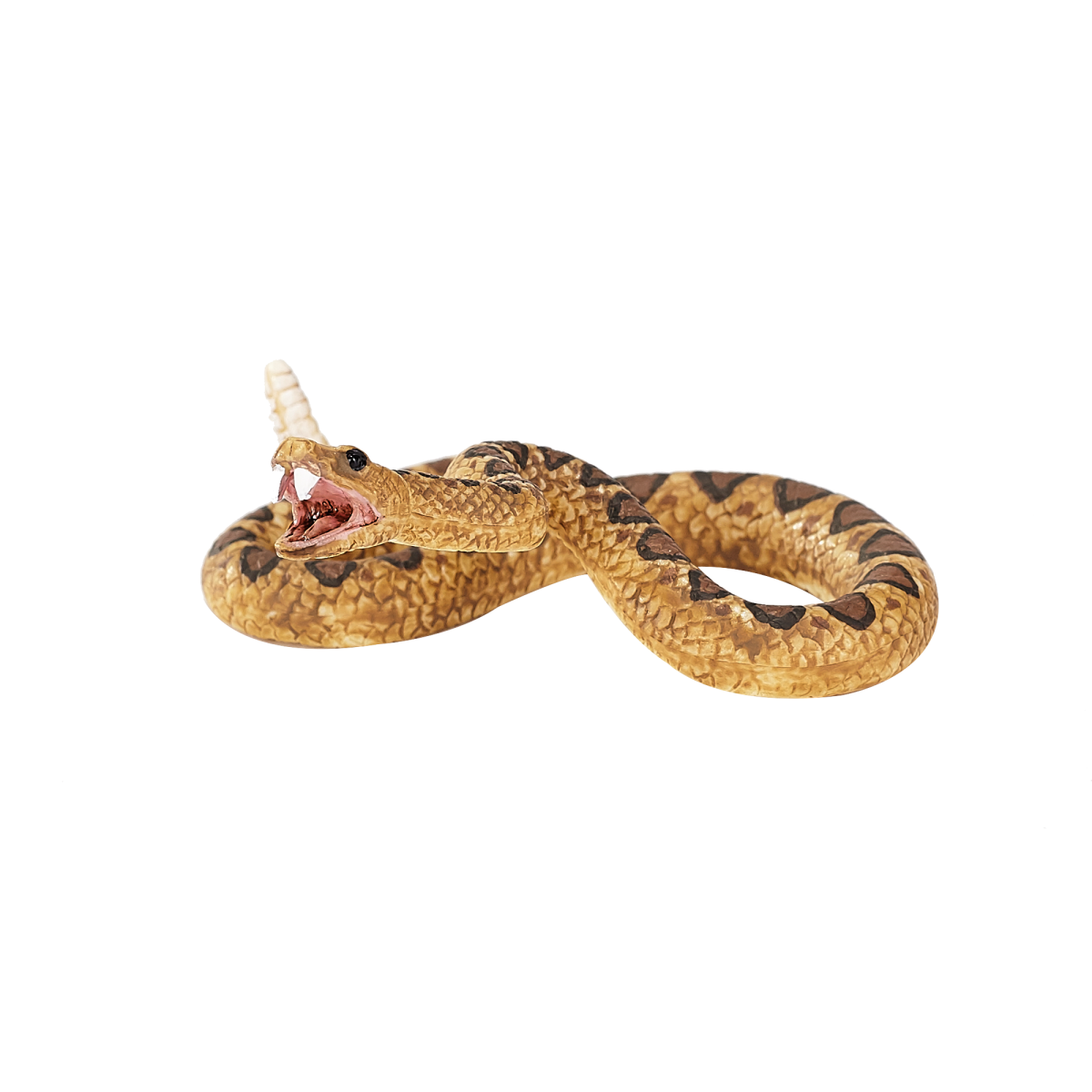 Mojo Rattlesnake Figurine – Realistic Reptile Toy