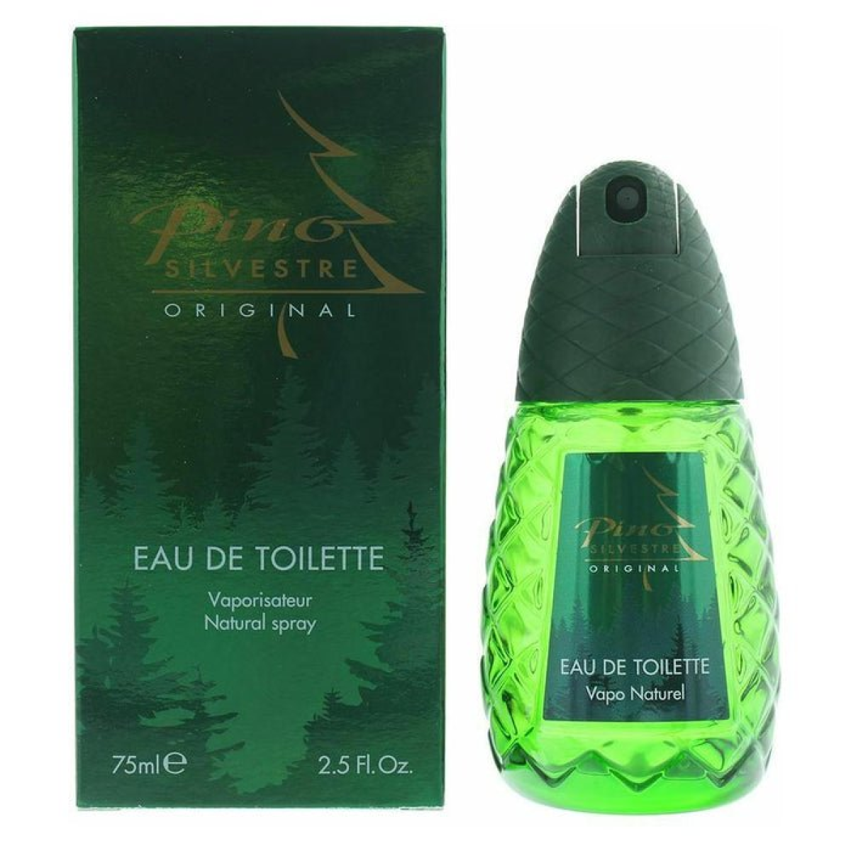 Pino Silvestre Eau de Toilette 75ml – Fresh & Citrus, Aromatic Fragrance for Men